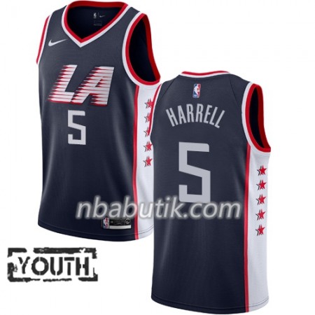 NBA Børn Trøje Los Angeles Clippers Montrezl Harrell 5 2018-19 Nike City Edition Navy Swingman NBA Børn Trøje Los Angeles Clippers Montrezl Harrell 5 2018-19 Nike City Edition Navy Swingman